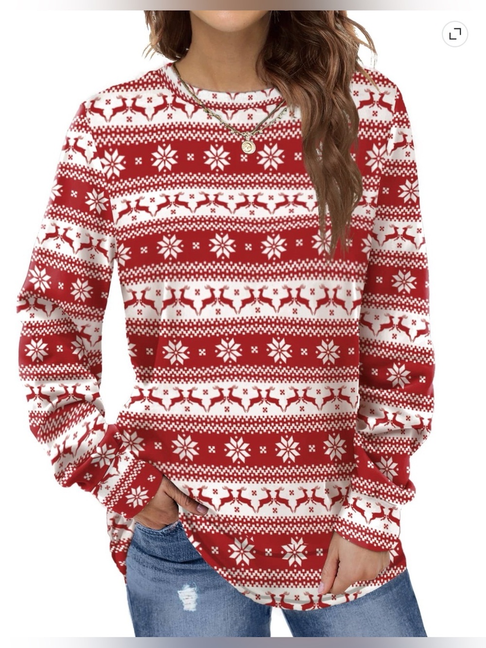Women’s Crewneck Long Sleeve Sweatshirt